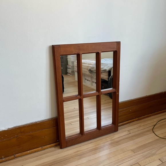 Vintage wooden mirror - Picture 7 of 7